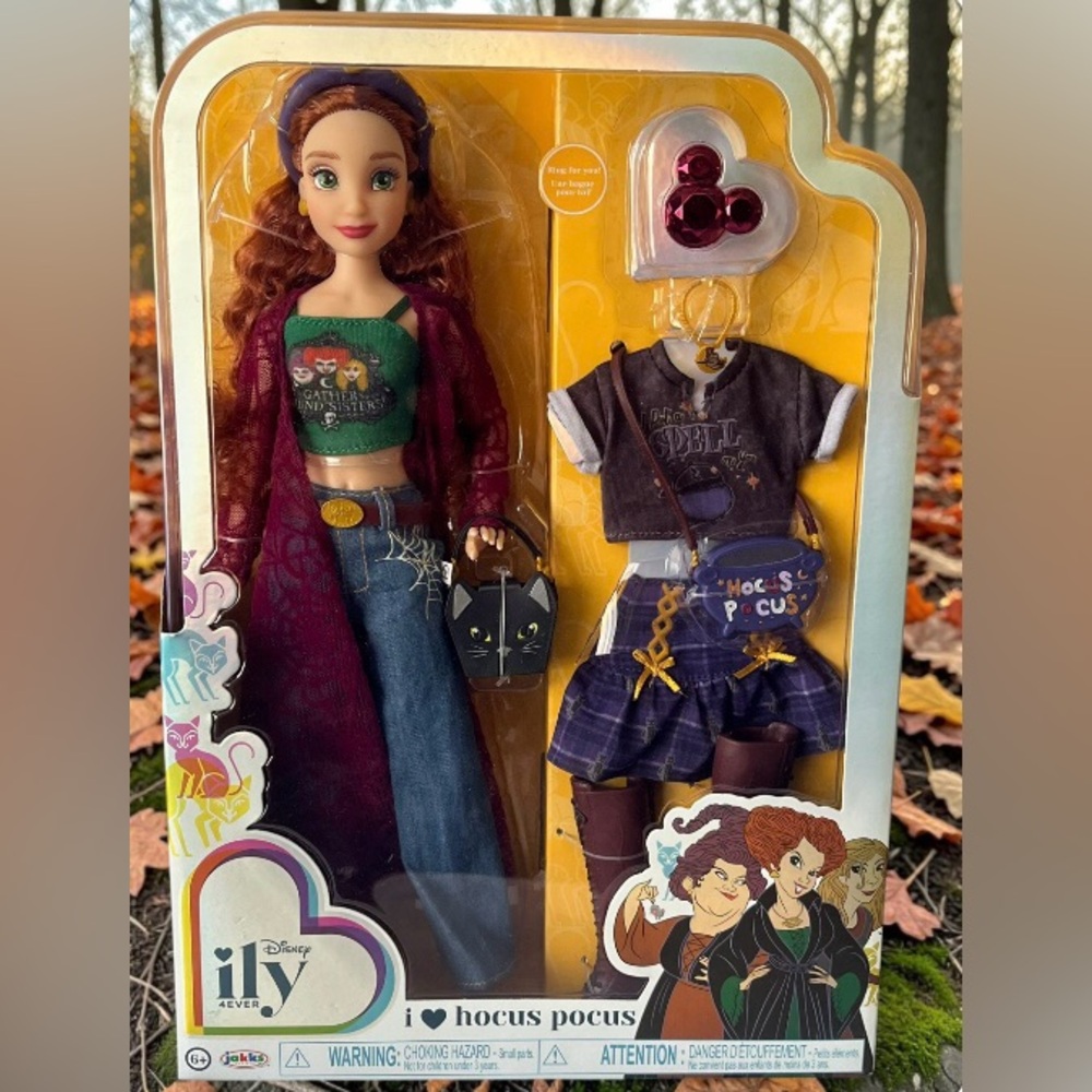 Disney Hocus Pocus Ivy Fashion Doll - Purple & Green Outfit